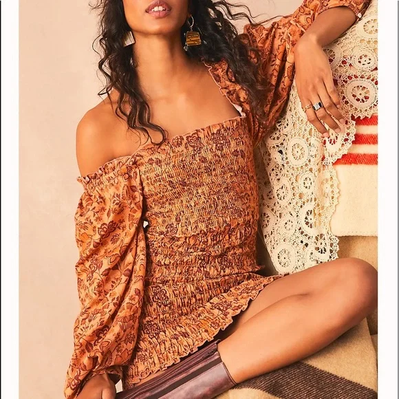 Smock It To Me Mini Dress - Picture 1 of 3